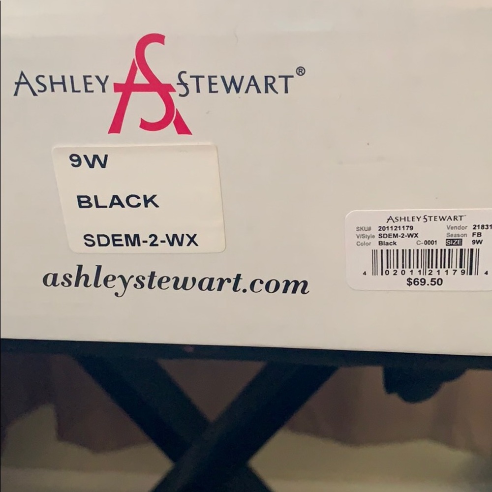 Black knee boots from Ashley Stewart
